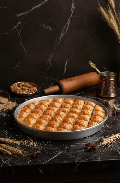 Square Baklava with Walnut - 2kg tray